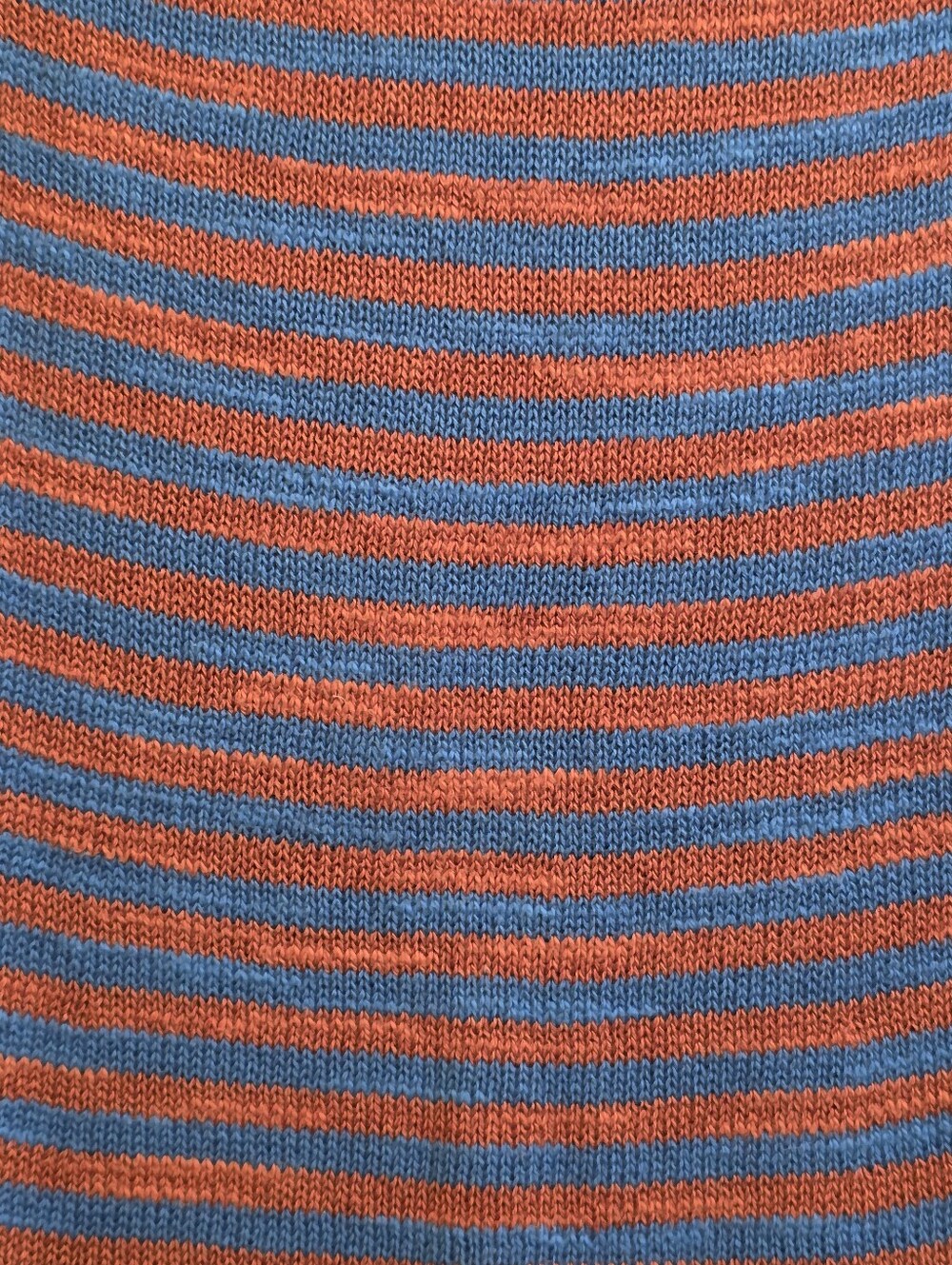 Toast Stripe Linen Cotton Knitted Vest VGUC Size L - Picture 5 of 7